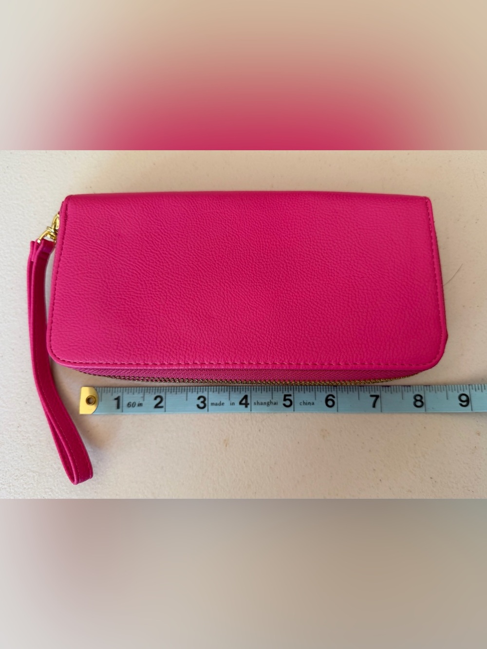 Bright Pink Women's Zip Wallet - Unbranded